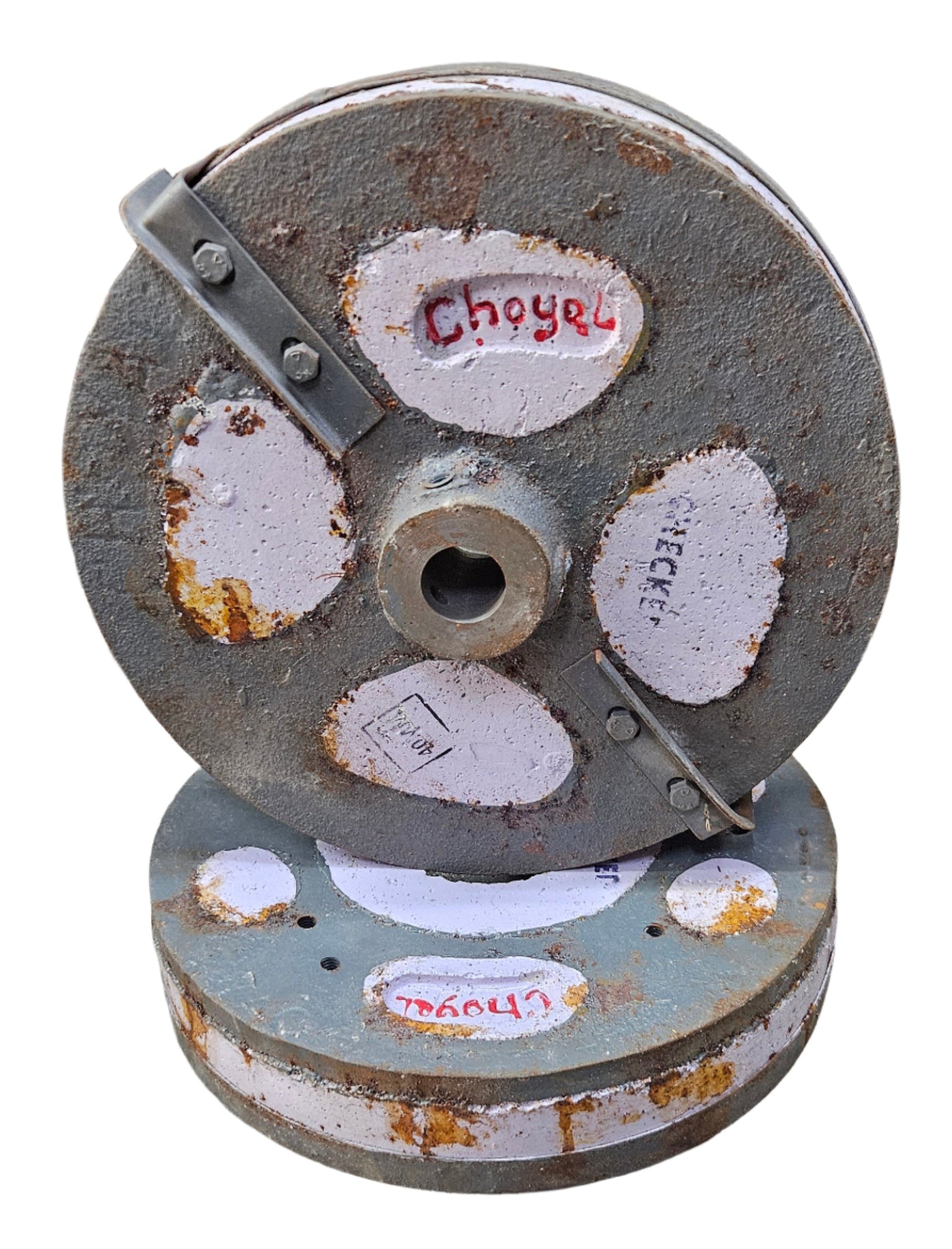 Vertical Flour Mill Stone Choyal 16 inch (Black Emery)