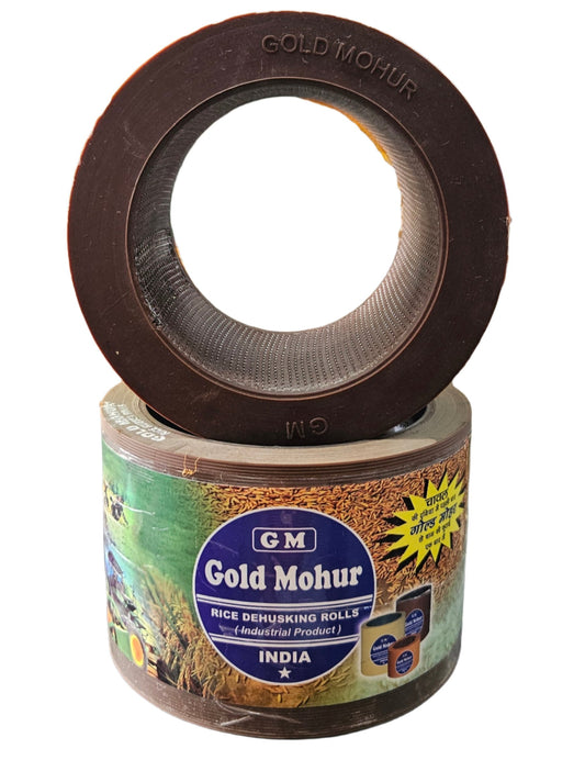 Dehusking Rubber Roller Gold Mohur (6 inch) (Without Disc - DS)