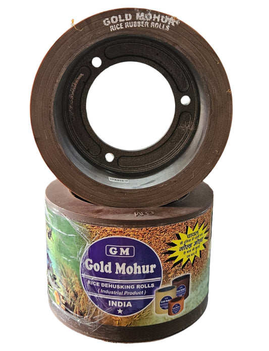 Dehusking Rubber Roller Gold Mohur (6 inch) (With Disc - DMR)
