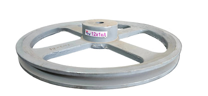 King V-Belt Pulley 12 Inch 1 Groove A Section | Spoke Cast Iron CI Pulley | VBelt Pulley 12X1A (Spoke)
