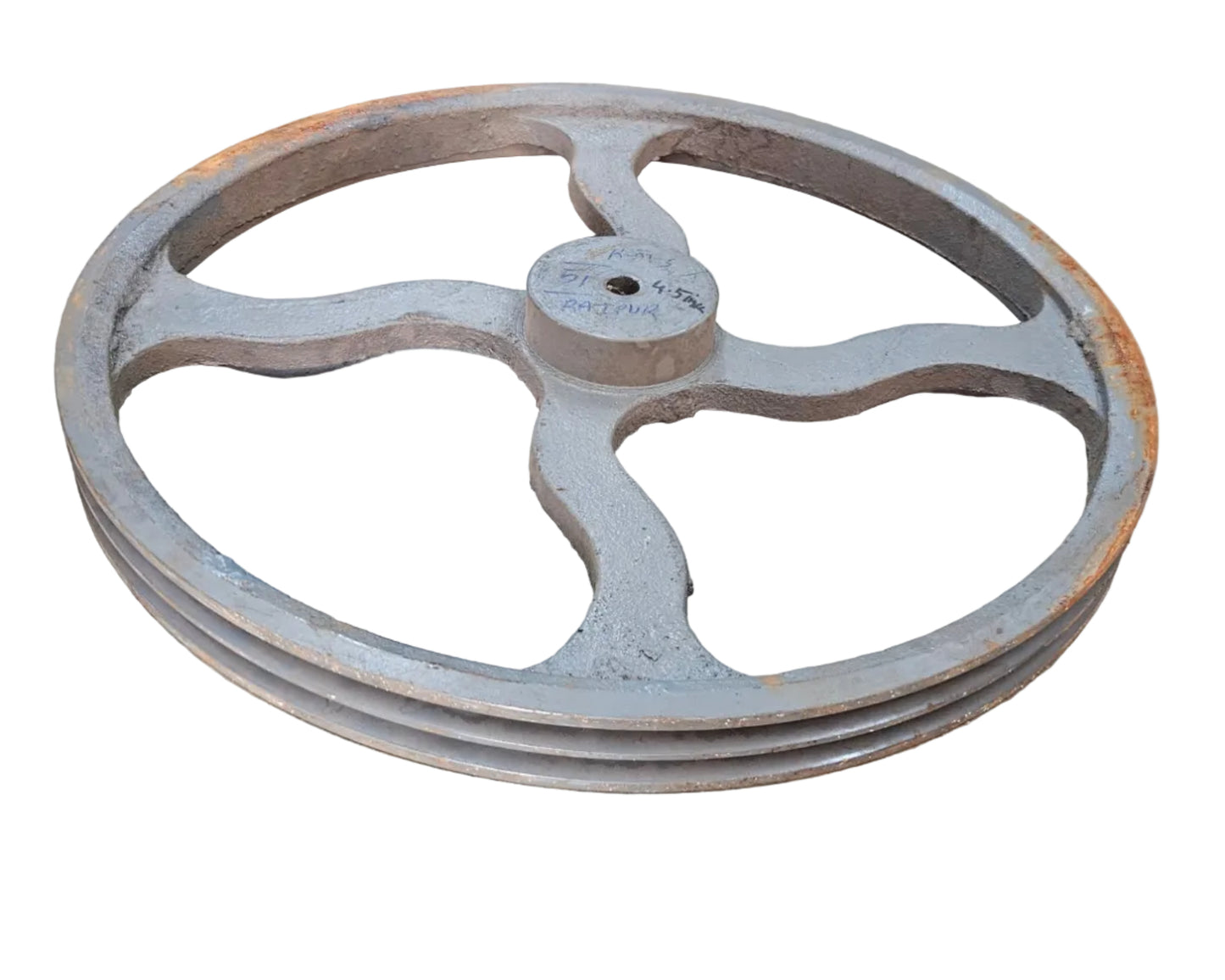 King V-Belt Pulley 24 Inch 2 Groove B Section | Spoke Cast Iron CI Pulley | VBelt Pulley 24X2B (Spoke)