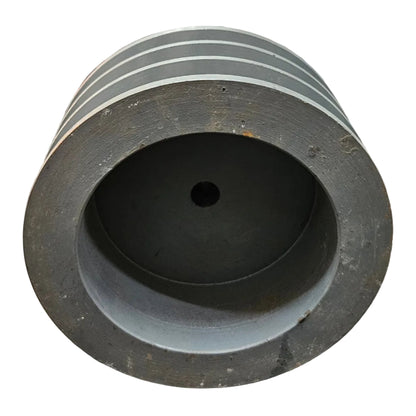 King V-Belt Pulley 7 Inch 3 Groove C Section | Half Solid Cast Iron CI Pulley | VBelt Pulley 7X3C (Half Solid)