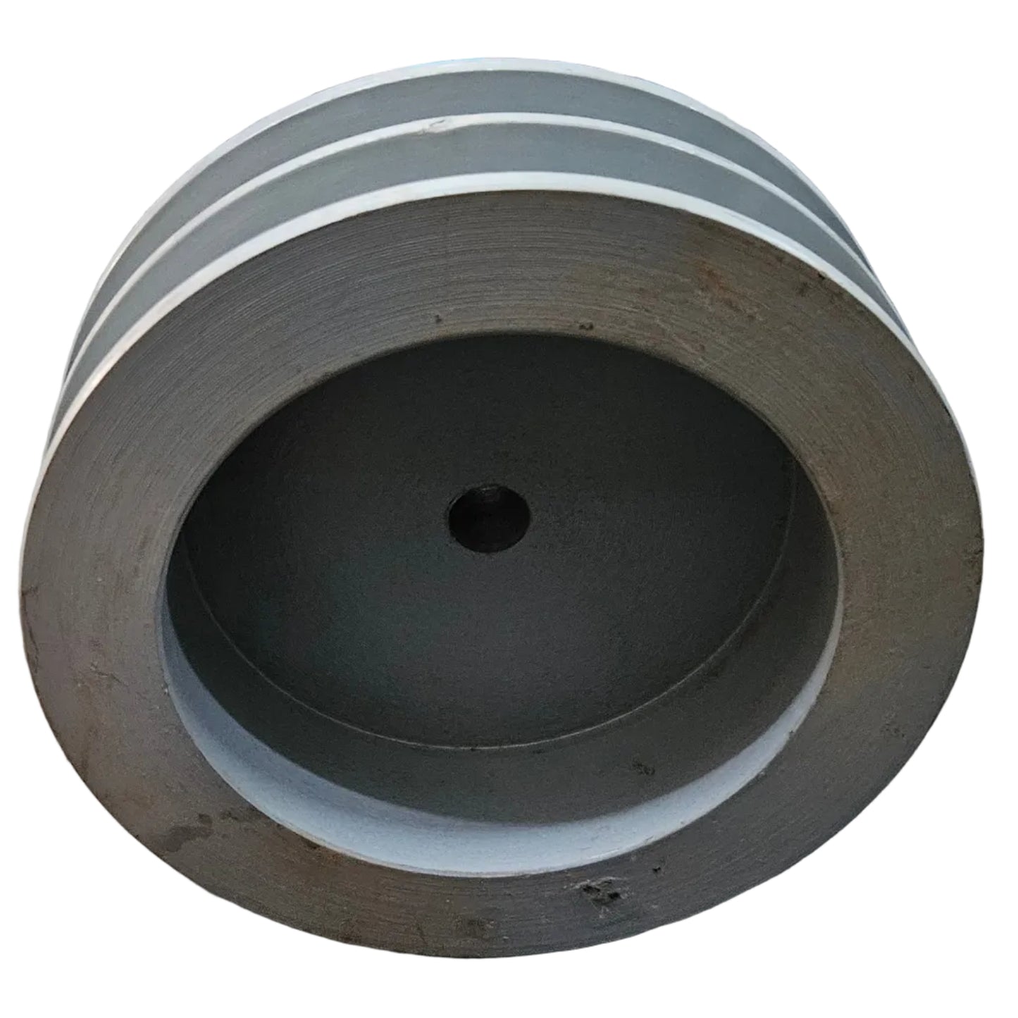 King V-Belt Pulley 7 Inch 2 Groove C Section | Half Solid Cast Iron CI Pulley | VBelt Pulley 7X2C (Half Solid)