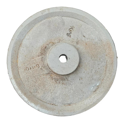 King V-Belt Pulley 10 Inch 1 Groove B Section | Half Solid Cast Iron CI Pulley | VBelt Pulley 10X1B (Half Solid)