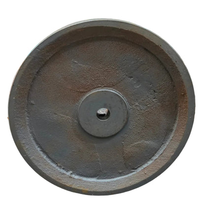 King V-Belt Pulley 10 Inch 1 Groove B Section | Half Solid Cast Iron CI Pulley | VBelt Pulley 10X1B (Half Solid)