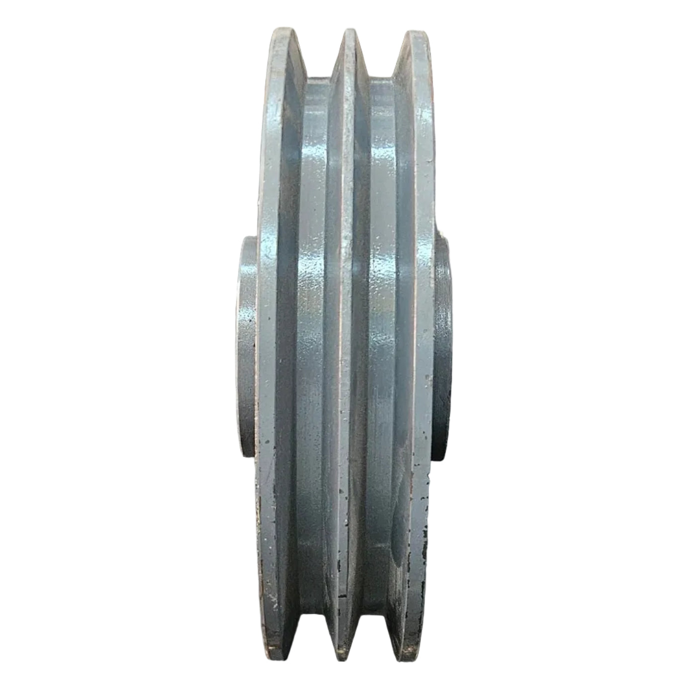 King V-Belt Pulley 10 Inch 2 Groove C Section | Half Solid Double Boss Cast Iron CI Pulley | VBelt Pulley 10X2C (Half Solid) (Double Boss)