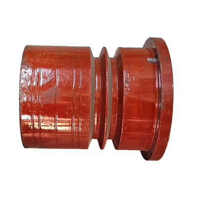 5 inch Drum Pulley | 2 Groove V-Belt & 3 inch Flat Belt | Heavy Duty Cast Iron Industrial Drive Pulley | 5X2B