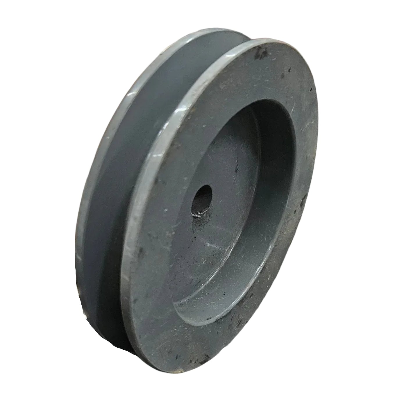 King V-Belt Pulley 5 Inch 1 Groove B Section | Half Solid Cast Iron CI Pulley | VBelt Pulley 5X1B (Half Solid)