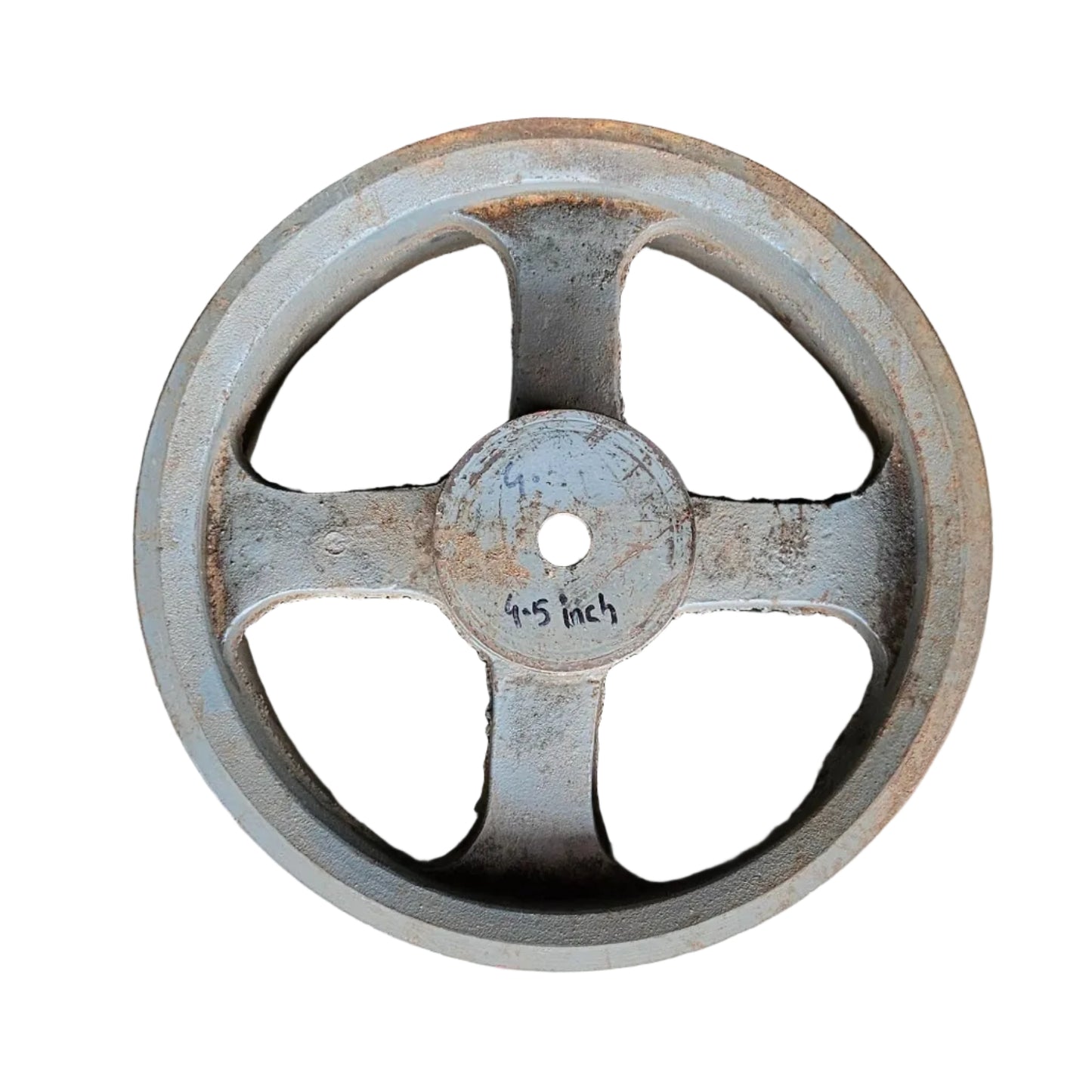 King V-Belt Pulley 14 Inch 4 Groove C Section | Spoke Cast Iron CI Pulley | VBelt Pulley 14X4C (Spoke)