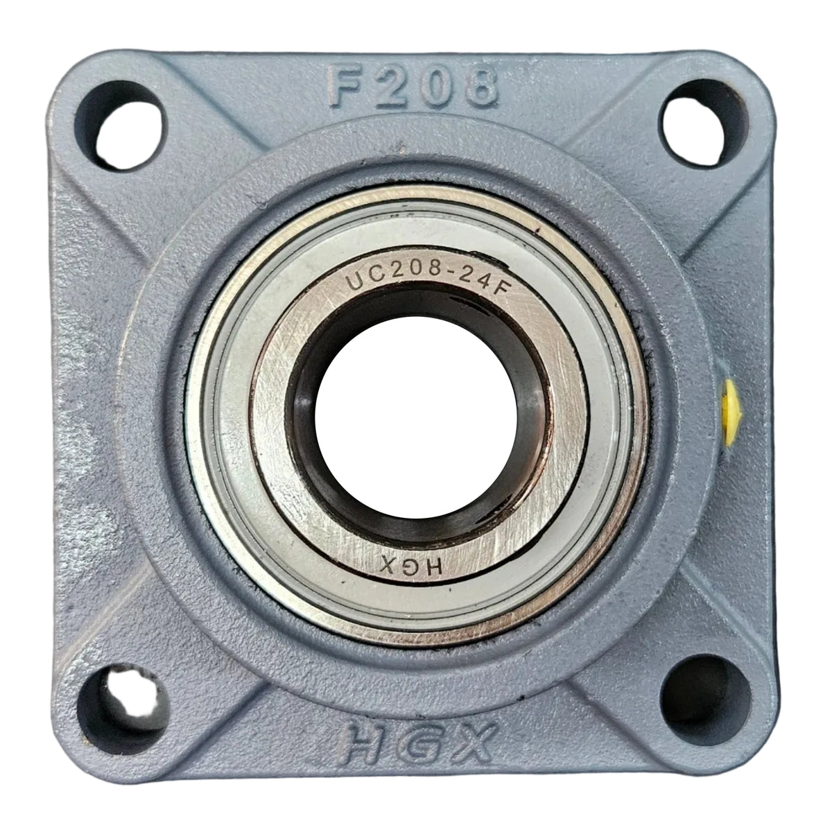 4-Bolt Square Flanged Ball Bearing Unit UCF 208 – 40mm Bore | HGX Heavy Duty