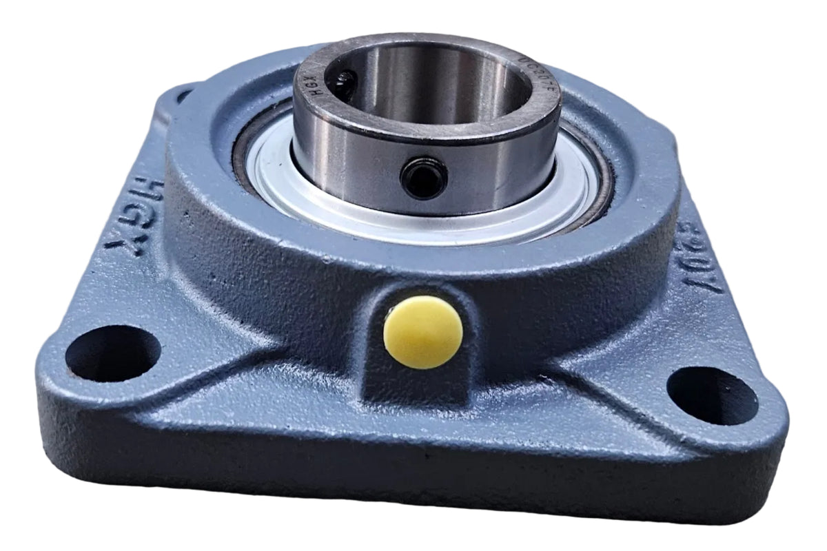4-Bolt Square Flanged Ball Bearing Unit UCF 207 – 35mm Bore | HGX Heavy Duty