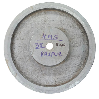 King V-Belt Pulley 12 Inch 3 Groove B Section | Half Solid Cast Iron CI Pulley | VBelt Pulley 12X3B (Half Solid)
