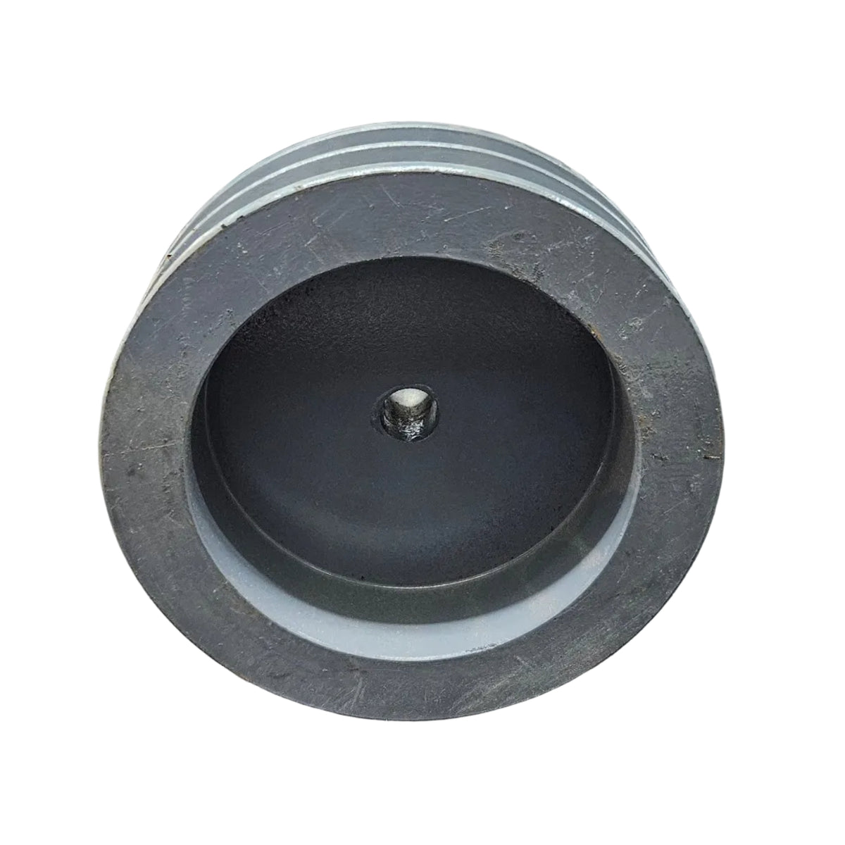 King V-Belt Pulley 6 Inch 2 Groove B Section | Half Solid Cast Iron CI Pulley | VBelt Pulley 6X2B (Half Solid)
