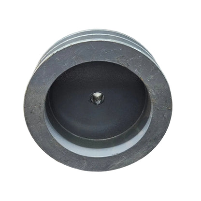 King V-Belt Pulley 6 Inch 2 Groove B Section | Half Solid Cast Iron CI Pulley | VBelt Pulley 6X2B (Half Solid)