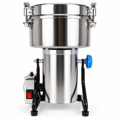 Masala Grinder Machine 1 kg to 5 kg | Commercial High Speed Pulverizer for Spices, Grains & Herbs | Masala Pisne ki Machine for Haldi, Mirchi, Dhaniya | Stainless Steel Swing Type