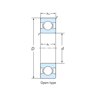 Ball Bearing NBC 6200