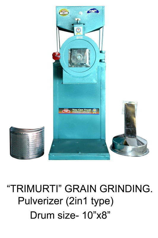 Pulverizer Double Drum Trimurti 5 HP (Mild Steel Body)