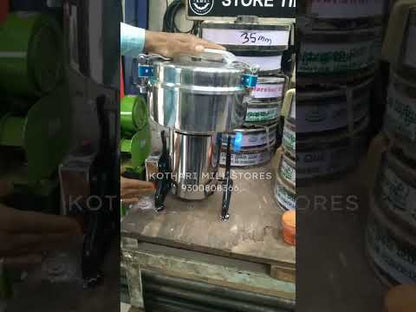 Masala Grinder Machine 1 kg to 5 kg | Commercial High Speed Pulverizer for Spices, Grains & Herbs | Masala Pisne ki Machine for Haldi, Mirchi, Dhaniya | Stainless Steel Swing Type